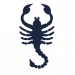 Scorpion - blue